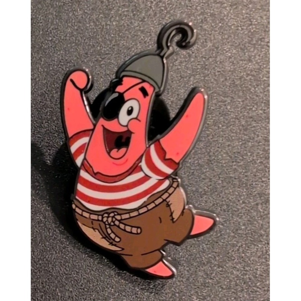 SpongeBob SquarePants Pirate Enamel Pin Nickelodeon Boxlunch Patrick